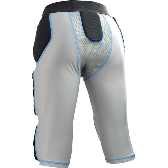 SPORTS UNLIMITED 7-Pad Football Girdle Compression Gear Black & White Mens Small - Picture 2 of 9